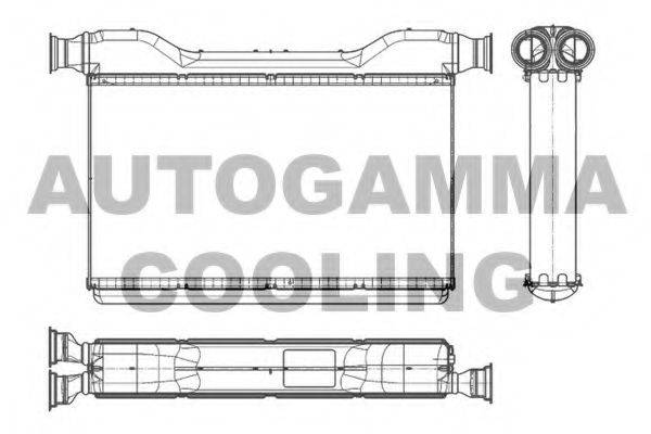 AUTOGAMMA 107014 Теплообмінник, опалення салону