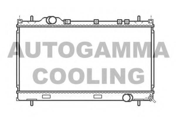 AUTOGAMMA 107015 Радіатор, охолодження двигуна