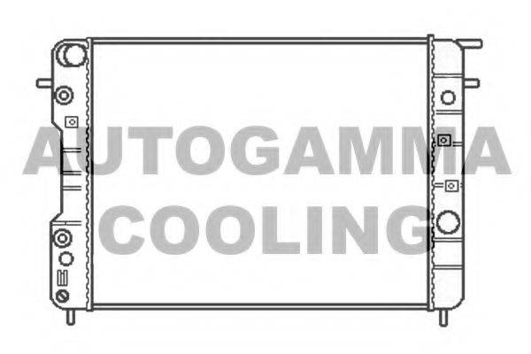 AUTOGAMMA 107046 Радіатор, охолодження двигуна
