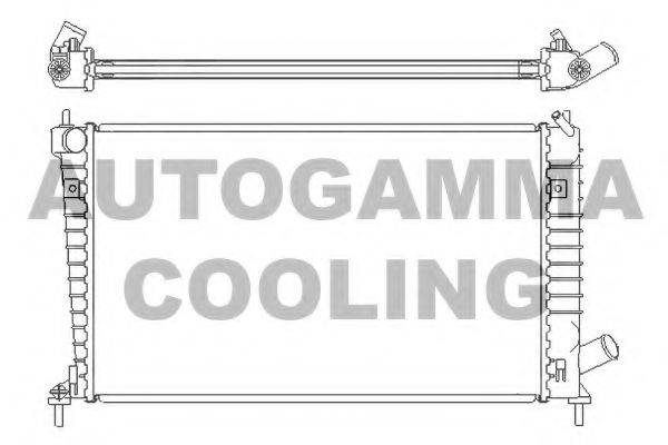 AUTOGAMMA 107050 Радіатор, охолодження двигуна