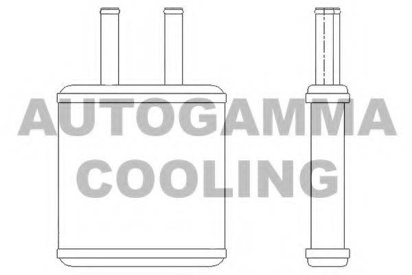 AUTOGAMMA 107078 Теплообмінник, опалення салону