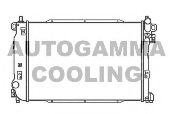 AUTOGAMMA 107204 Радіатор, охолодження двигуна