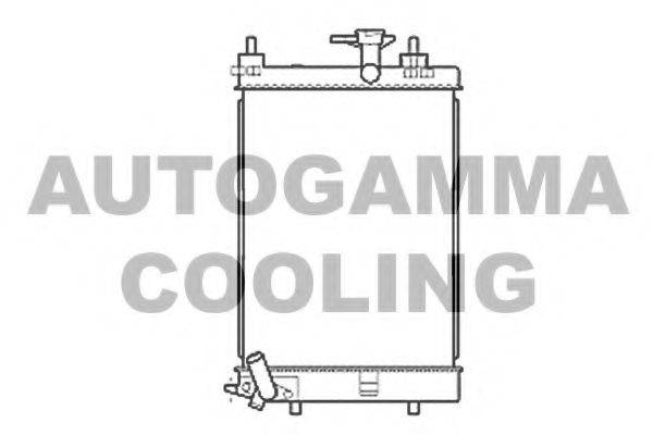 AUTOGAMMA 107207 Радіатор, охолодження двигуна