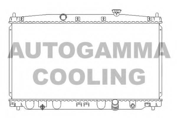 AUTOGAMMA 107217 Радіатор, охолодження двигуна