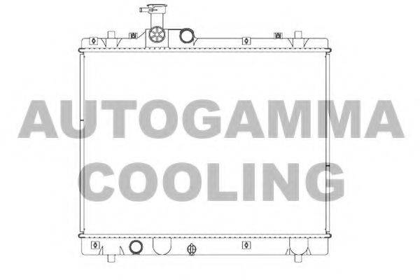 AUTOGAMMA 107282 Радіатор, охолодження двигуна
