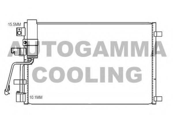 AUTOGAMMA 107333 Конденсатор, кондиціонер