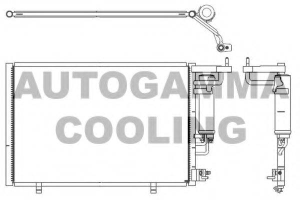 AUTOGAMMA 107149 Конденсатор, кондиціонер