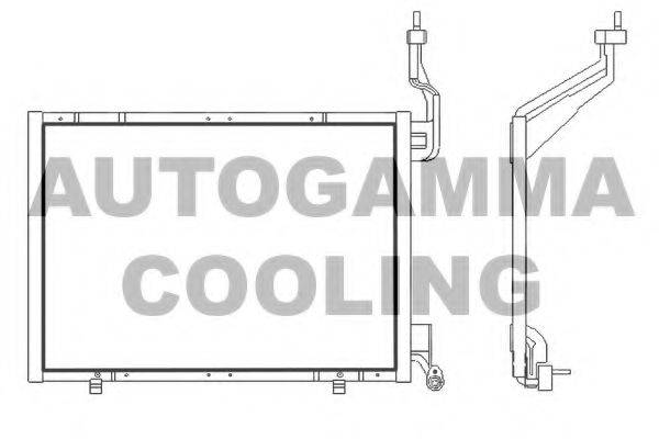 AUTOGAMMA 107150 Конденсатор, кондиціонер