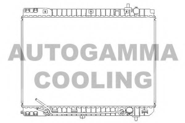 AUTOGAMMA 107382 Радіатор, охолодження двигуна