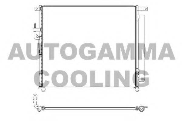 AUTOGAMMA 107402 Конденсатор, кондиціонер