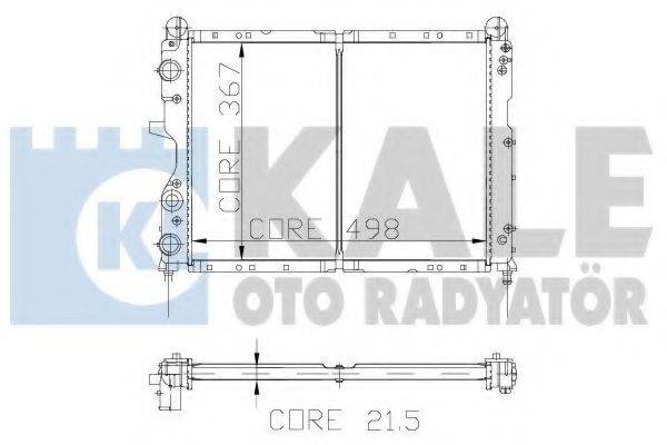 KALE OTO RADYATOR 101798 Радіатор, охолодження двигуна