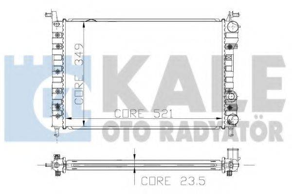 KALE OTO RADYATOR 120500 Радіатор, охолодження двигуна