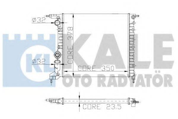 KALE OTO RADYATOR 146700 Радіатор, охолодження двигуна