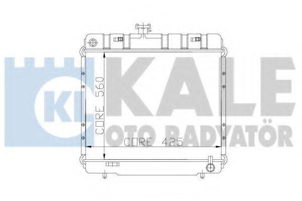 KALE OTO RADYATOR 173300 Радіатор, охолодження двигуна