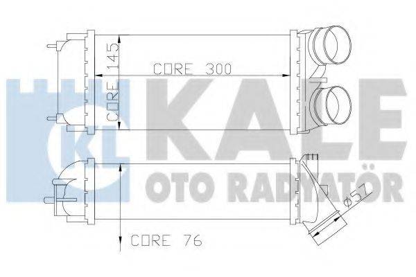 KALE OTO RADYATOR 344200 Інтеркулер