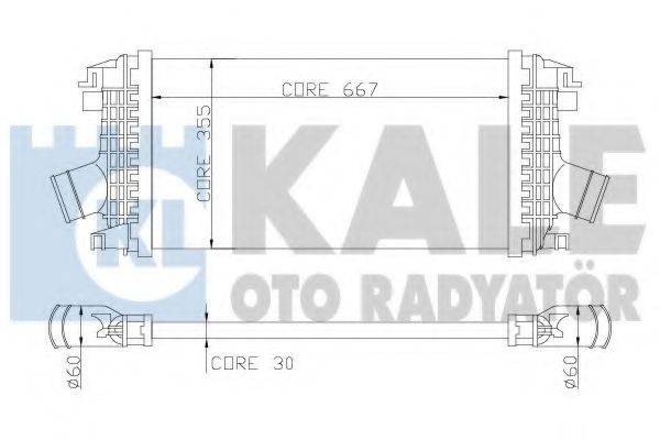 KALE OTO RADYATOR 344900 Інтеркулер