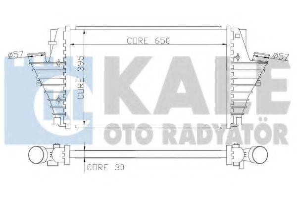 KALE OTO RADYATOR 346000 Інтеркулер