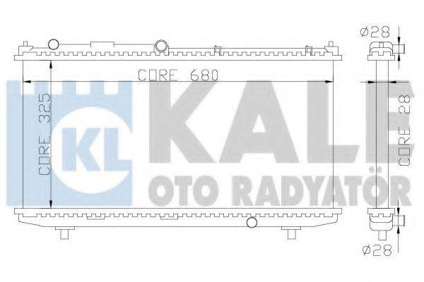 KALE OTO RADYATOR 359900 Радіатор, охолодження двигуна