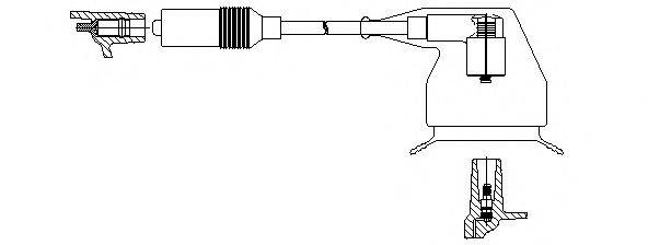 BREMI 12930 Провід запалювання