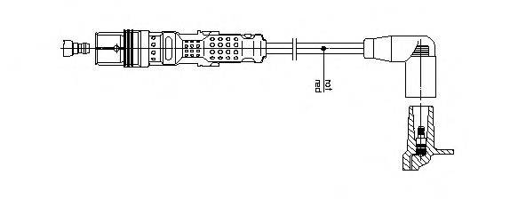 BREMI 1A0158 Провід запалювання