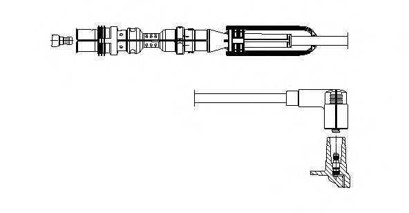 BREMI 1A10100 Провід запалювання