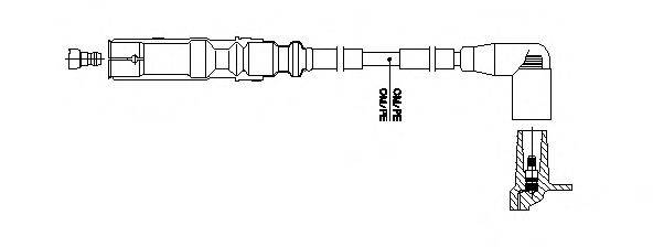 BREMI 1A23F61 Провід запалювання