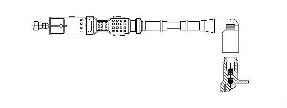 BREMI 1A28F59 Провід запалювання