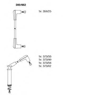 BREMI 300662 Комплект дротів запалювання