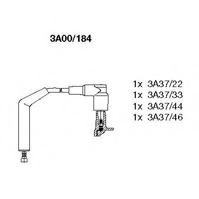 BREMI 3A00184 Комплект дротів запалювання