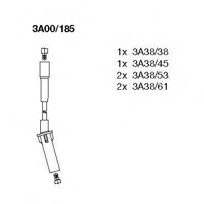 BREMI 3A00185 Комплект дротів запалювання