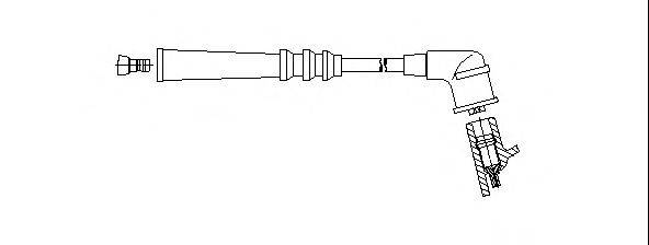 BREMI 3A1940 Провід запалювання