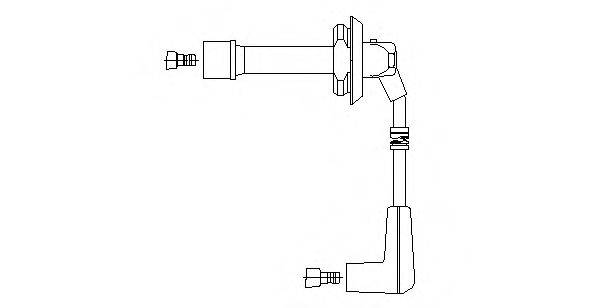 BREMI 3A44E43 Провід запалювання
