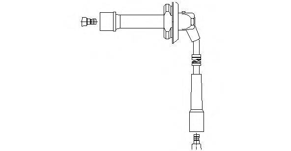 BREMI 3A45E80 Провід запалювання