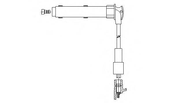 BREMI 3A5829 Провід запалювання