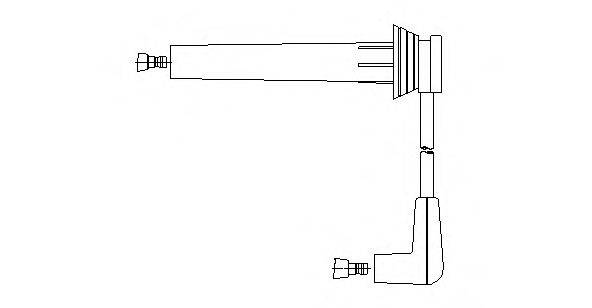 BREMI 3A6118 Провід запалювання