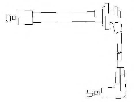 BREMI 3A6458 Провід запалювання