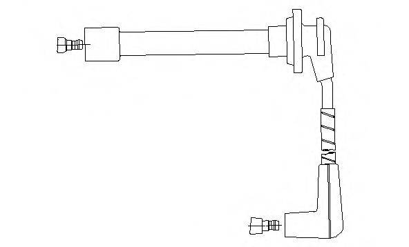 BREMI 3A64E50 Провід запалювання
