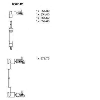 BREMI 600142 Комплект дротів запалювання