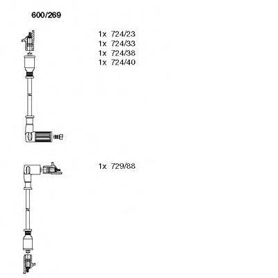 BREMI 600269 Комплект дротів запалювання