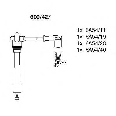 BREMI 600427 Комплект дротів запалювання