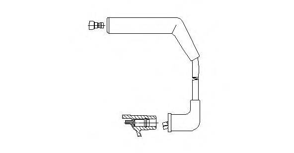 BREMI 6A0244 Провід запалювання