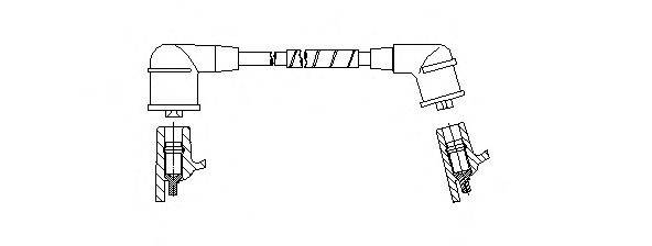 BREMI 6A07E70 Провід запалювання