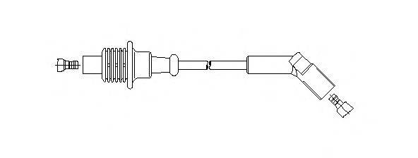 BREMI 6A7553 Провід запалювання