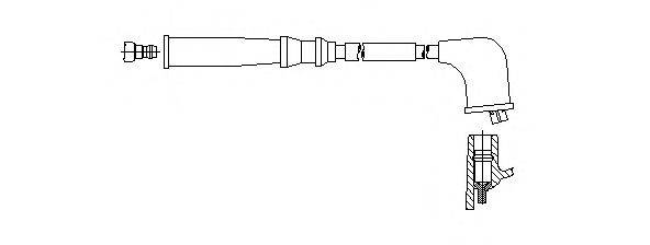 BREMI 708E52 Провід запалювання