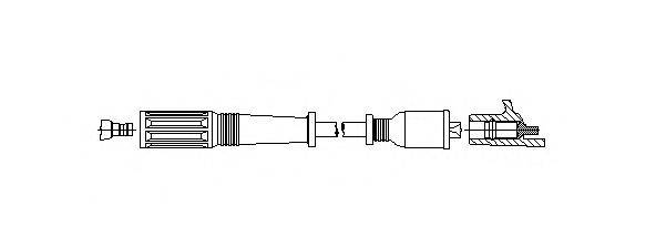 BREMI 72522 Провід запалювання