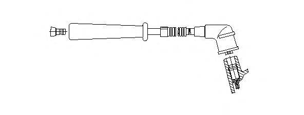 BREMI 731E49 Провід запалювання