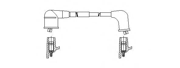 BREMI 747E75 Провід запалювання