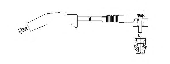 BREMI 816E100 Провід запалювання