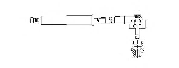 BREMI 893E100 Провід запалювання