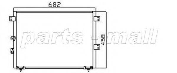 PARTS-MALL PXNCF013 Конденсатор, кондиціонер